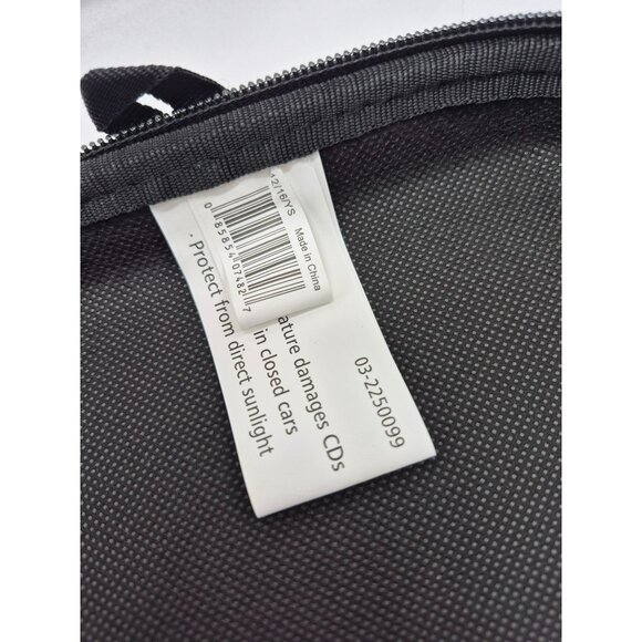 Case Logic CD DVD Hard Shell Storage Case Wallet 72 Disc Capacity Blue Black - Picture 5 of 9